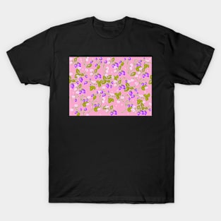 Wild berries on pink T-Shirt